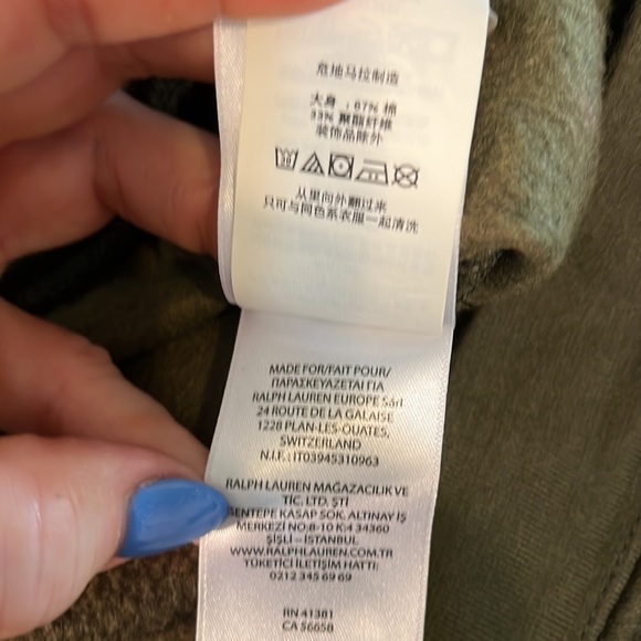 Polo Ralph Lauren Men’s Shorts Bear Fleece Pockets Drawstring Green Size Small - Picture 13 of 14